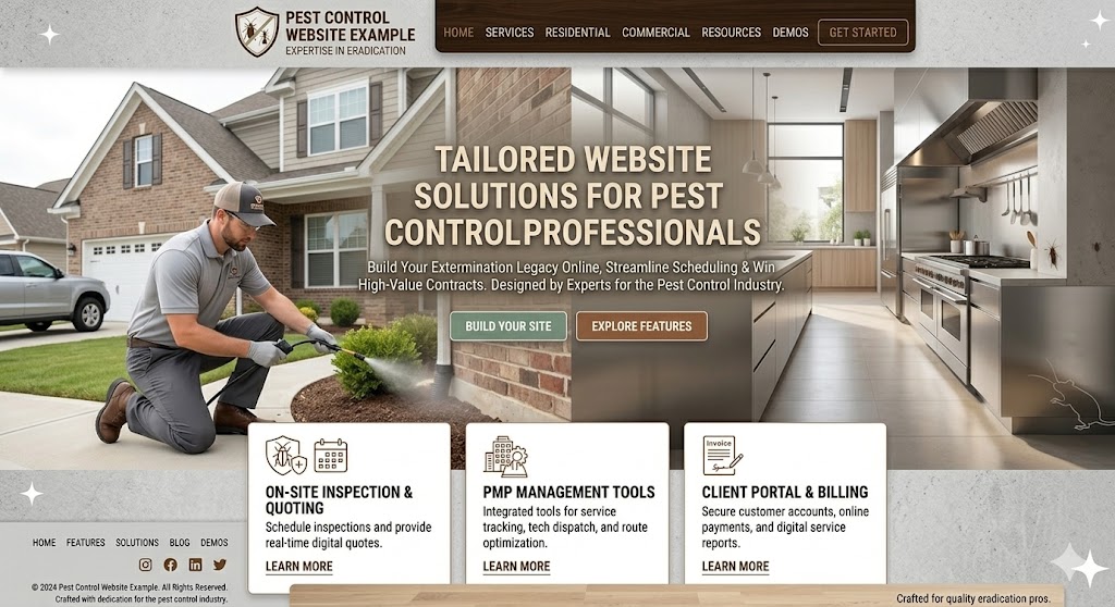 Pest Control Website Preview